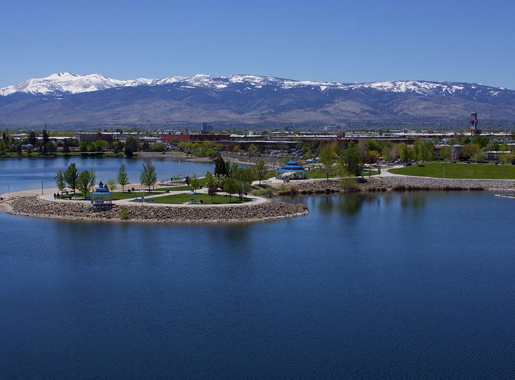 View of Lake l Marinas Edge Apartments in Sparks NV